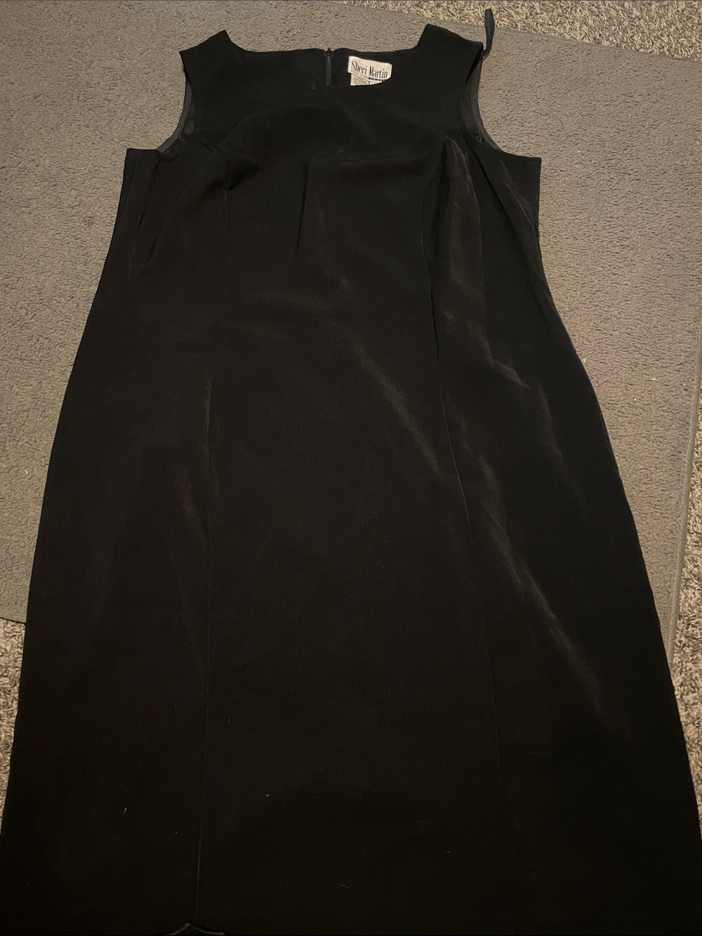 Sheri Martin Black Sleeveless Pencil Dress